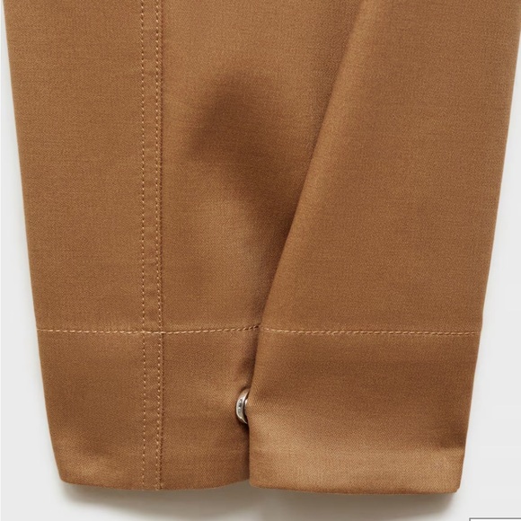 Mango COTTON CARGO PANTS Wide-Leg Pants - Picture 7 of 8